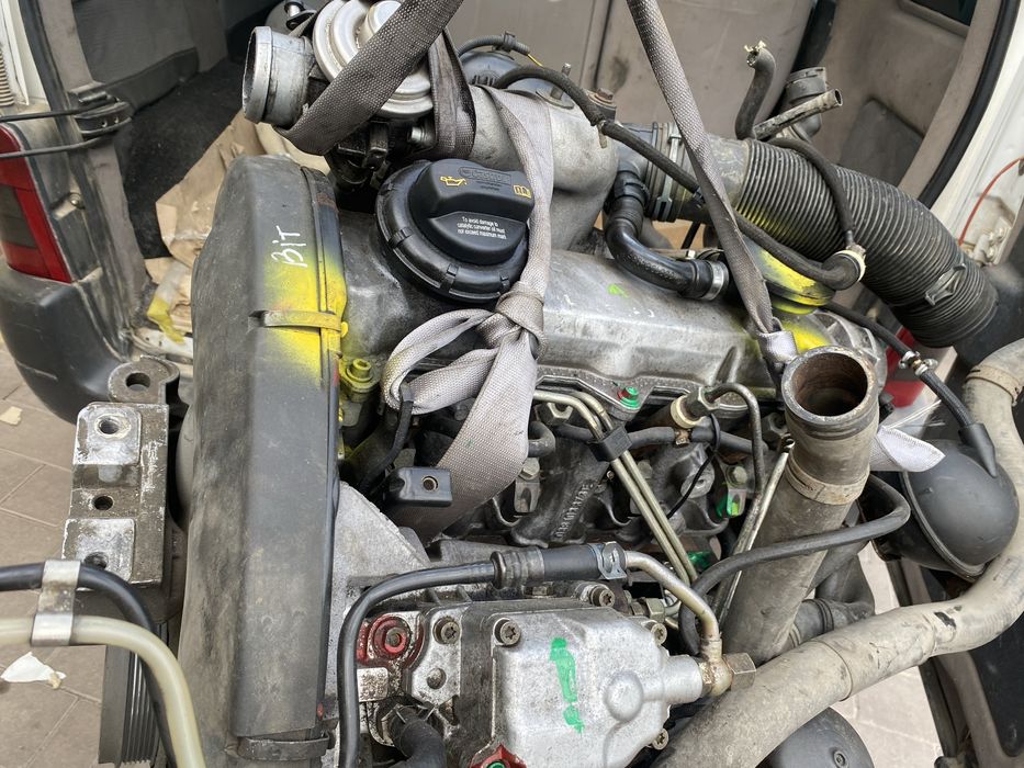 Мотор Двигатель 1.9 TDI ALH ASV AGR Volskwagen Golf 4 Bora Skoda Гольф