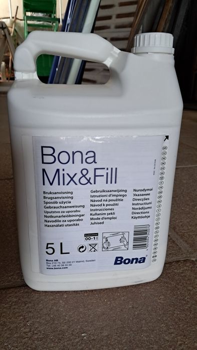 Bona Mix&Fill. Betume para pavimentos de madeira.