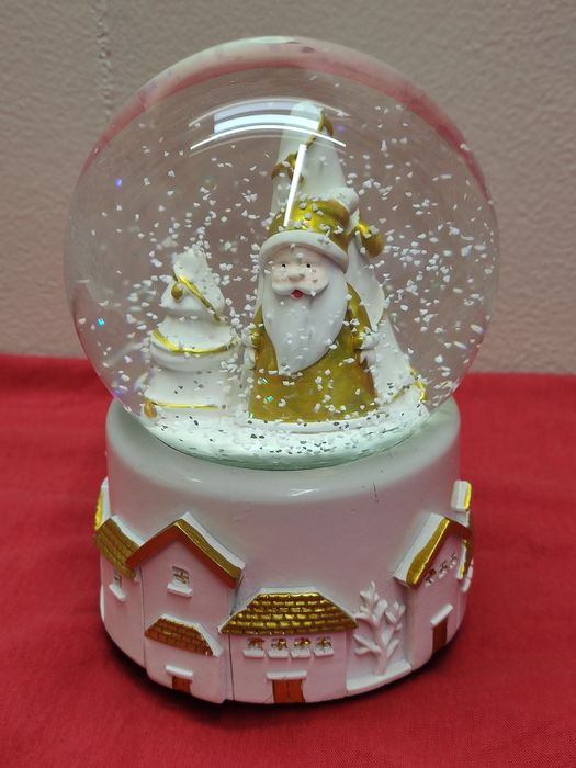 Скляна куля зі снігом (музикальна) 10 см.