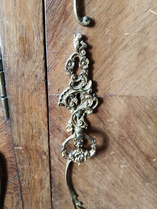 Lindíssimo armário com madeira embutida