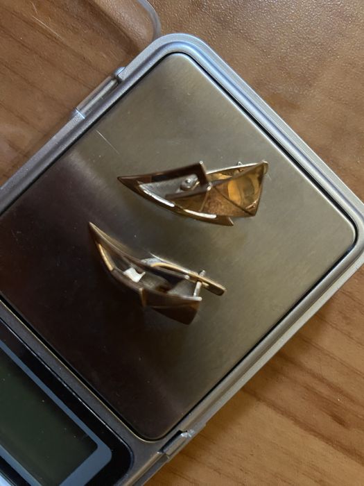 Золотые серьги, 585 проба