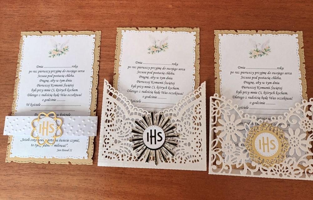Zaproszenia na I Komunię Św