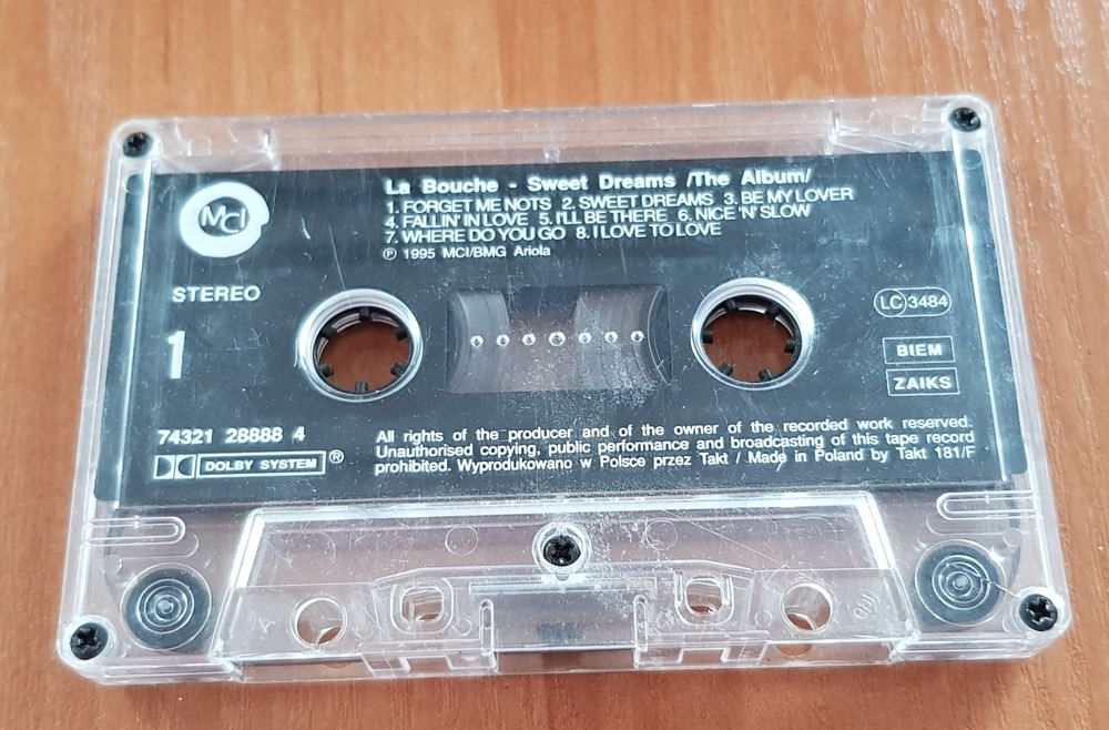 La bouche-- sweet dreams --be my love -kasetar