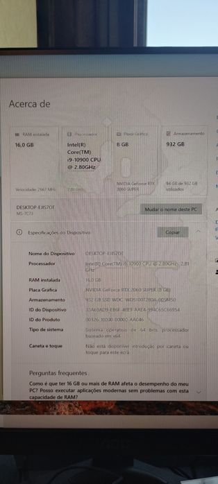 PC gaming RTX 2060 SUPER