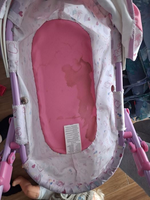 Zestaw zabawek baby born_ wozek_ łóżeczko