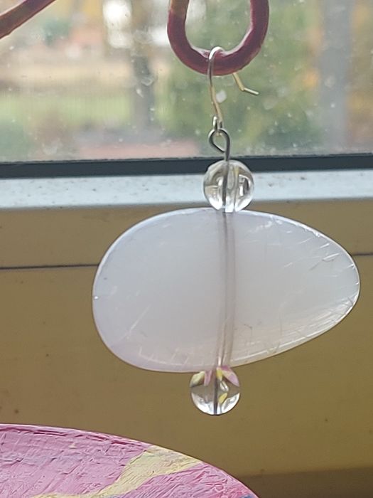 Kolczyki duże damskie rękodzieło NOWE