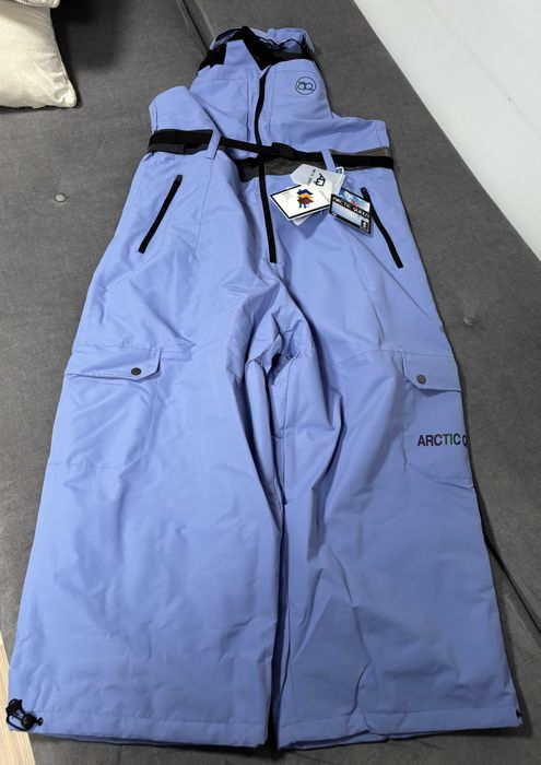 Dwuczęściowy strój snowboardowy, kurtka+spodnie, szerokie, młodzieżowe