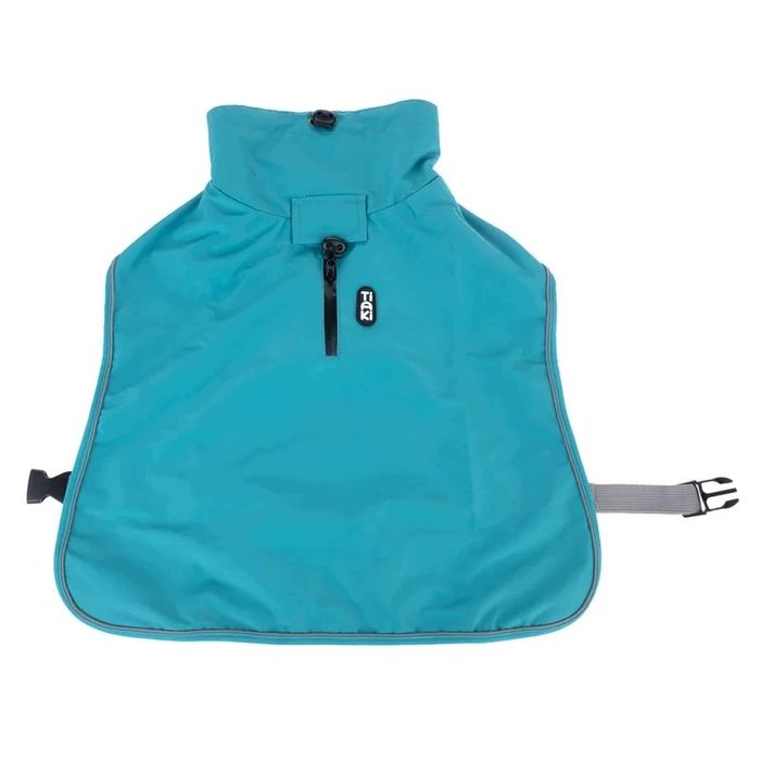 Kurtka płaszcz przeciwdeszczowy dla psa Teal Tiaki Zooplus 30cm