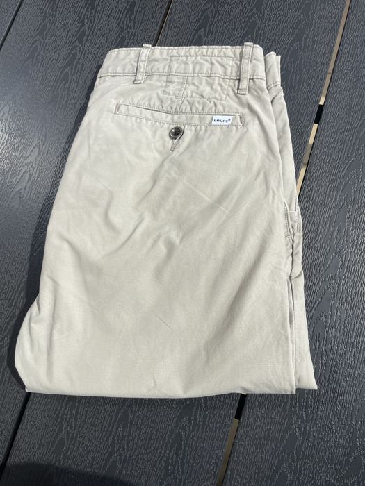 Chinos  levis 33 34 beżowe casual style