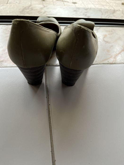 Sapatos de Salto Alto Verdes