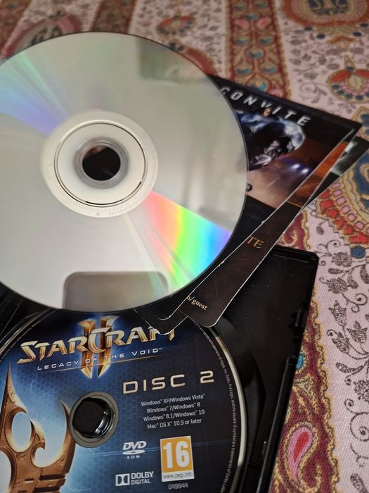 Starcraft II jogo de computador 2 discos