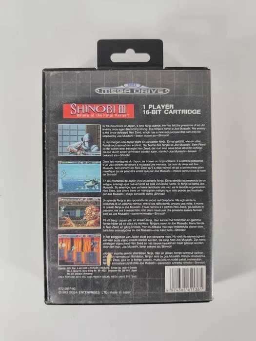 Shinobi 3 Return of the Ninja Master Sega Mega Drive PAL Original
