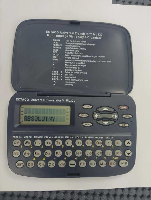 Elektroniczny translator kieszonkowy