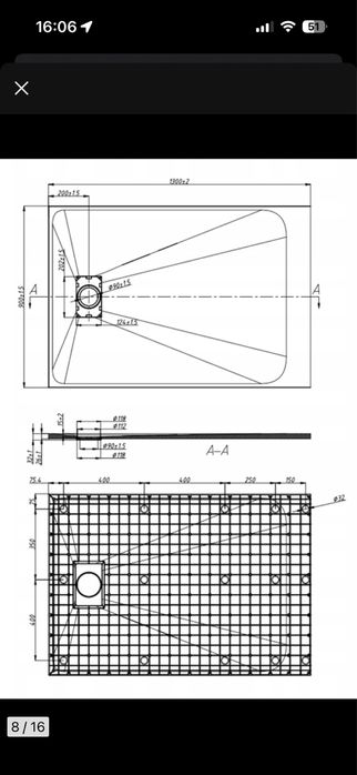 Nowy brodzik marki Hydrosan 130x90