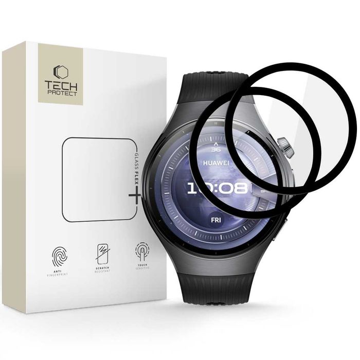 2x Szkło hybrydowe tech protect do Huawei Watch 5 46mm