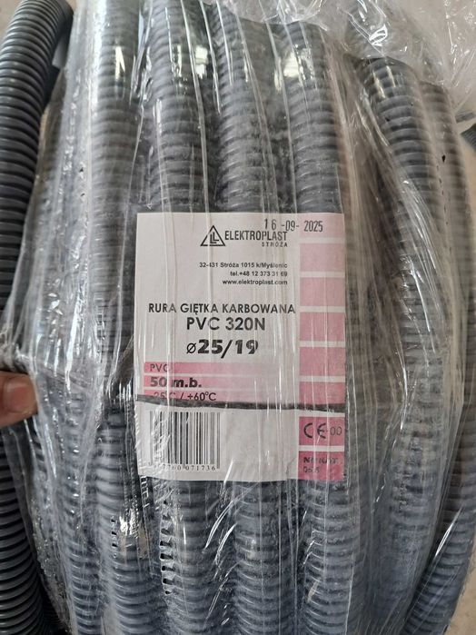 Peszel rura giętka karbowana 25/19