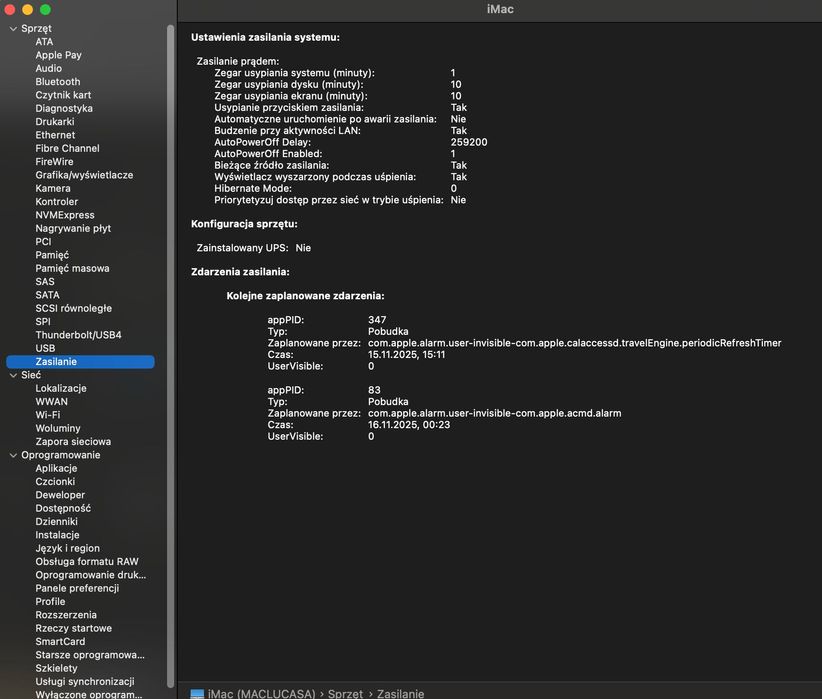 iMac Zasilacz Apple iMac 27 A1419