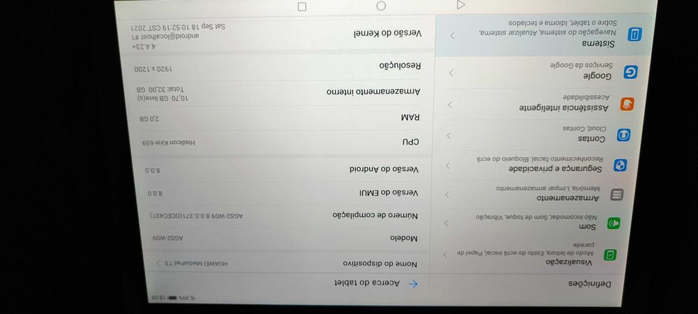 HUAWEI MediaPad T5 Tablet64584399541122121