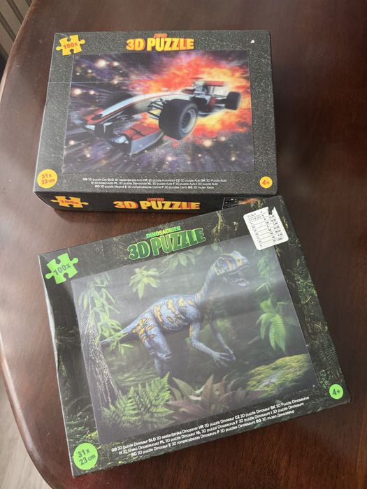 3D пазли.  100шт.