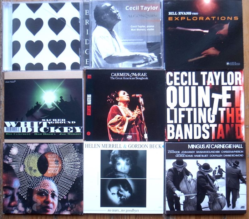 CD 's Jazz Cecil Taylor Bill Evans Mingus Hancock Coltrane Merrill