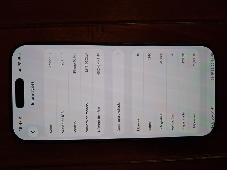 iPhone 16 Pro.