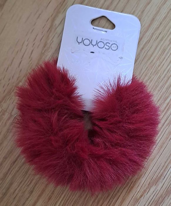 Elástico de Cabelo com Pelo (Novo)
