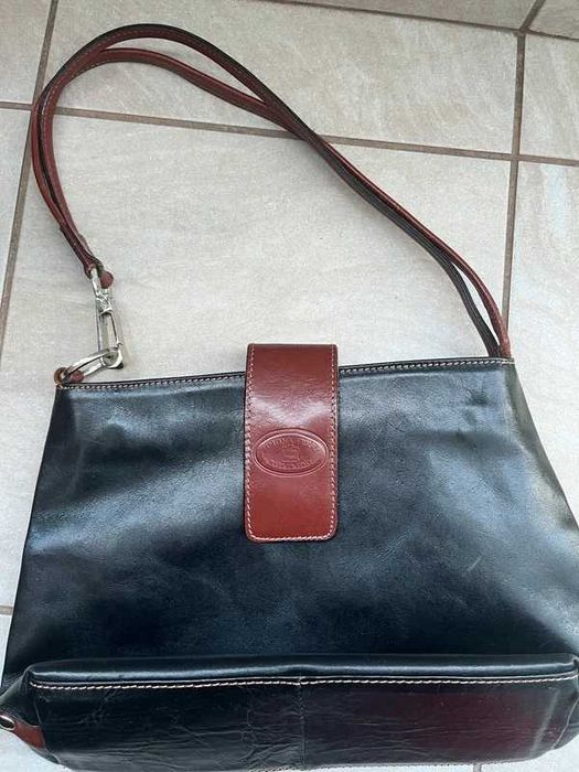 Skórzana ze skóry torebka elegancka