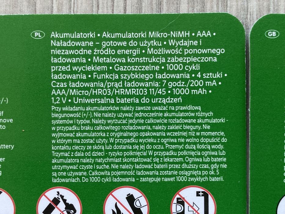 8x Nowe Akumulatorki AAA R3 TRONIC 1,2V Okazja