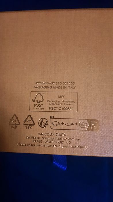 Komplet upakowania - torebka i pudełko