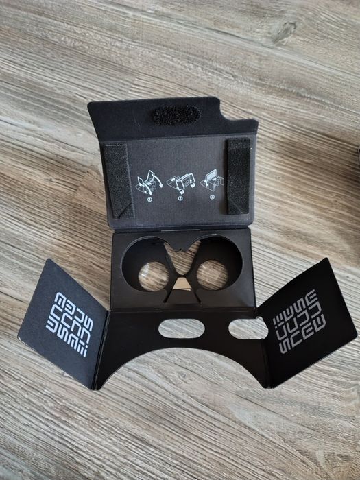Okulary gogle virtual reality viewer kartonowe