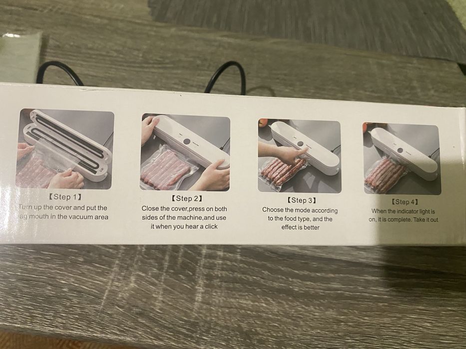 Вакууматор , вакуматор пакувальник їжі кухонний для дому упаковщик еды