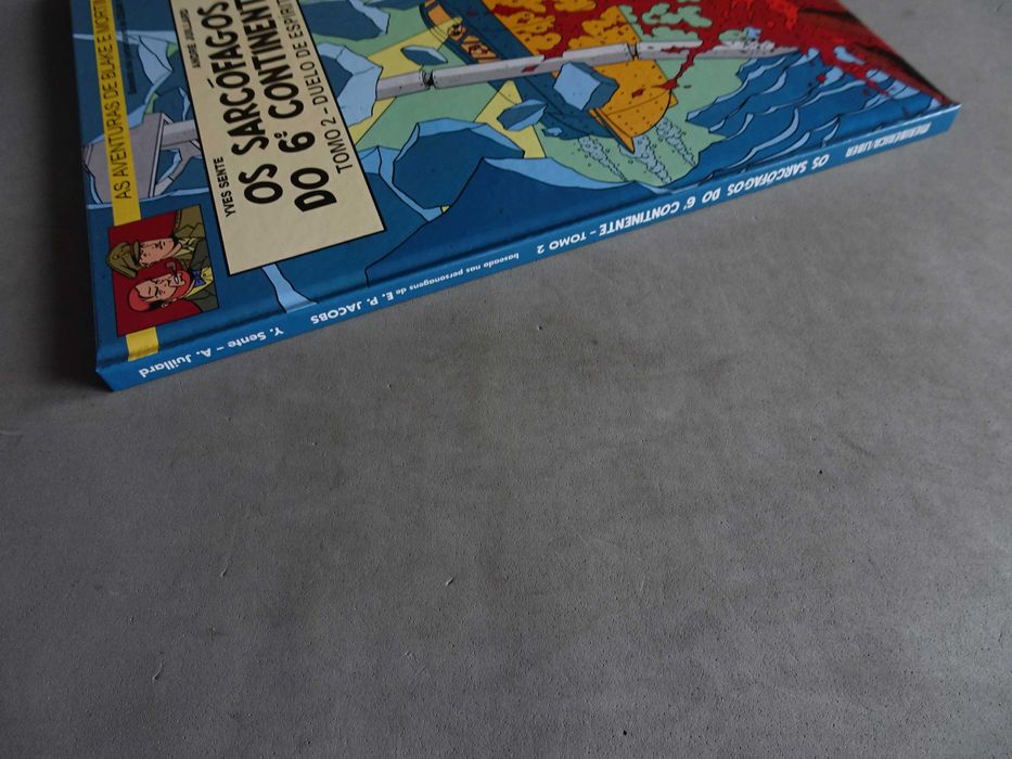 Livro As aventuras de Blake e Mortimer  Os Sarcófagos do 6º Continente
