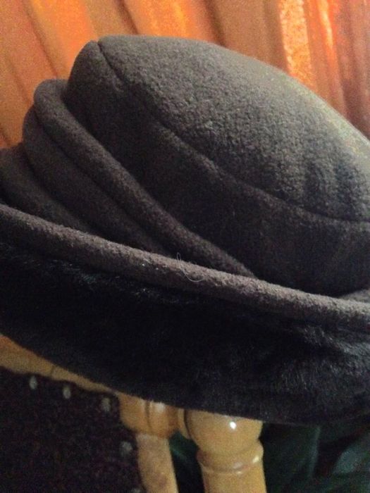 Ciepły polarowy toczek/kapelusik