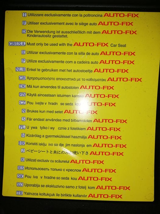 Cadeira Chicco Auto-Fix, Fast Night com adaptador
