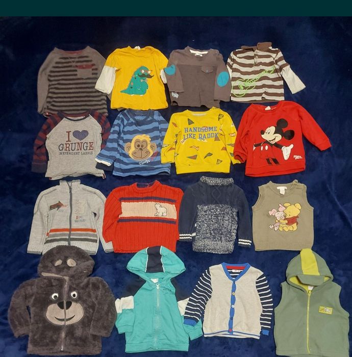 Ubrania dla chłopczyka r.80