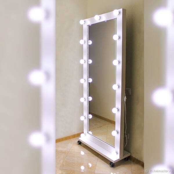 Гримерное зеркало 180 х 70 во весь рост на колесах: 2 899 грн. - Меблі ...