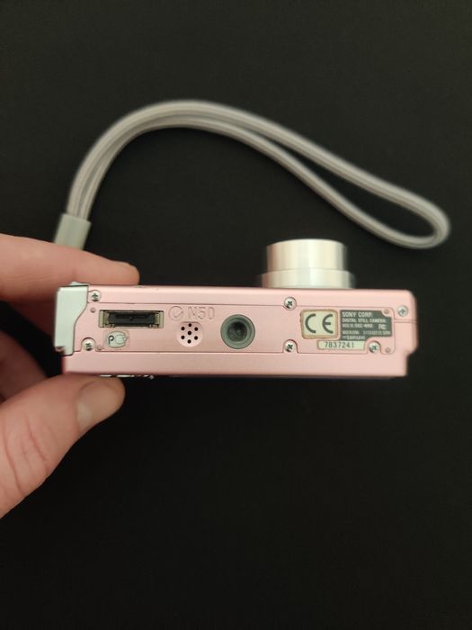 Sony Cyber-shot DSC-W80 Pink Aluminum Вінтажна Мильниця фотоапарат