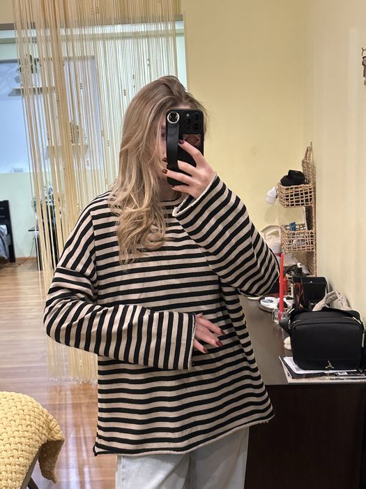 Лонгслів полосатий