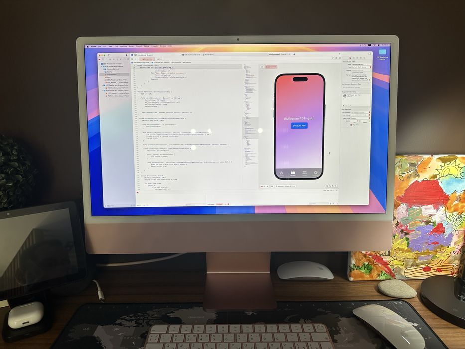 Продам imac m1 8gb/256gb