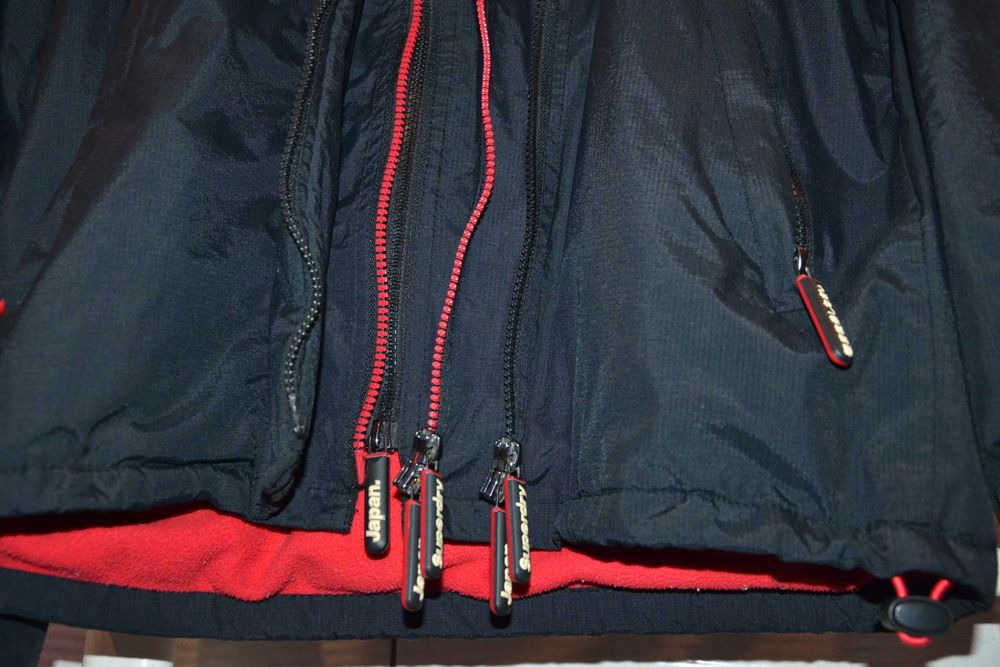 SUPERDRY Japan Windcheater Kurtka Kaptur M Oryginalna 100% Jak Nowa