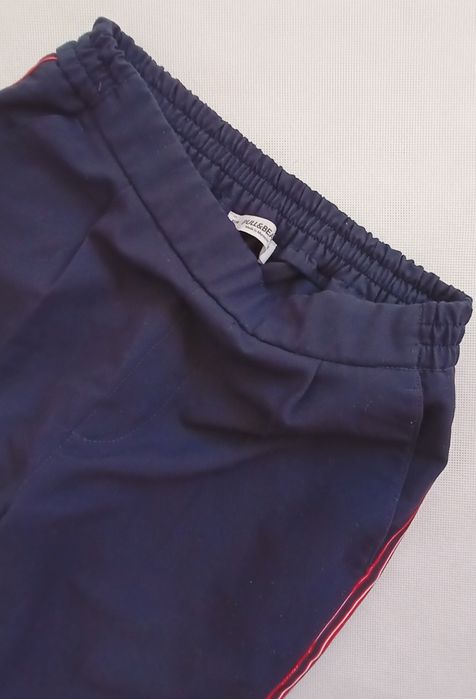 Pull&Bear spodnie granatowe w pasie gumka cygaretki 36