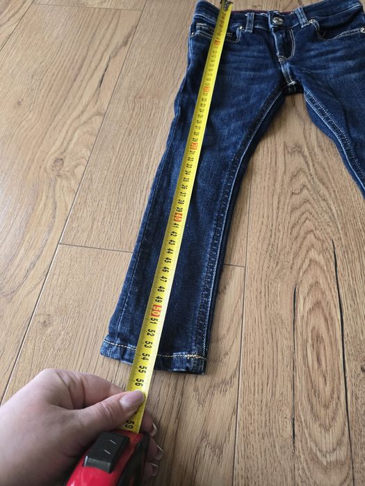 Spodnie jeans dżins Tommy hilfiger 98 skinny rurki