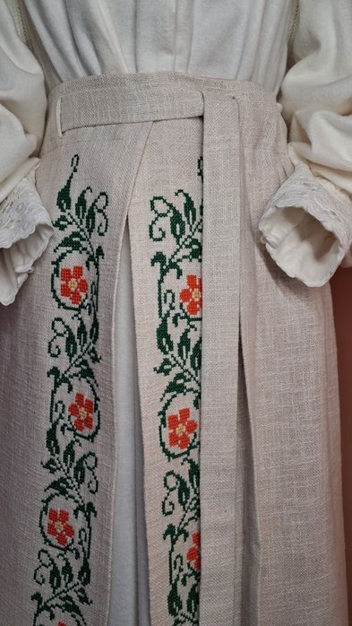 Спідниця плахта з ручною вишивкою