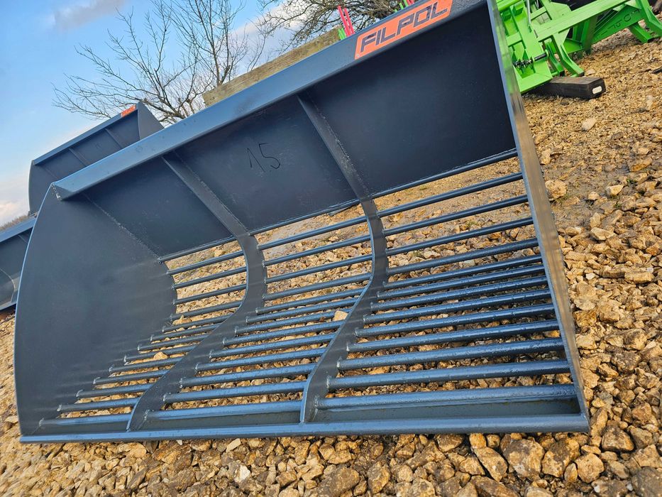 Łyżka przesiewowa ażurowa łycha do przesiewu buraków gruzu kamieni itp