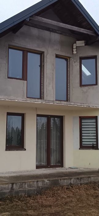 Okna z demontażu/ drzwi balkonowe ORZECH