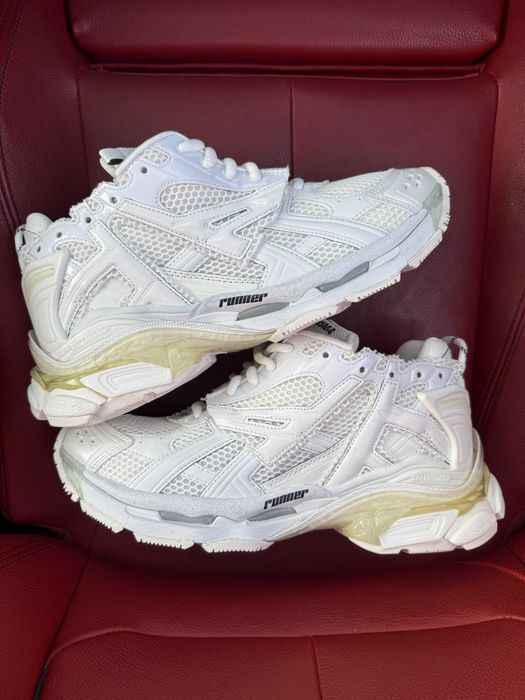 (БЕЗ ПЕРЕДОПЛАТИ) Balenciaga Runner White баленсіага раннер білі