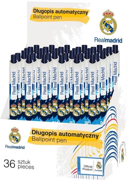 Długopis aut. RM-154 Real Madrid 4 (36szt) ASTRA ASTRA papiernicze