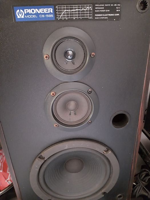 Colunas som pioneer cs - 585 impecaveis