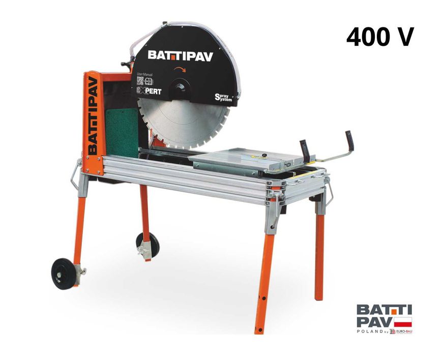 Piła budowlana do pustaków silki stołowa 400V przecinarka stolikowa