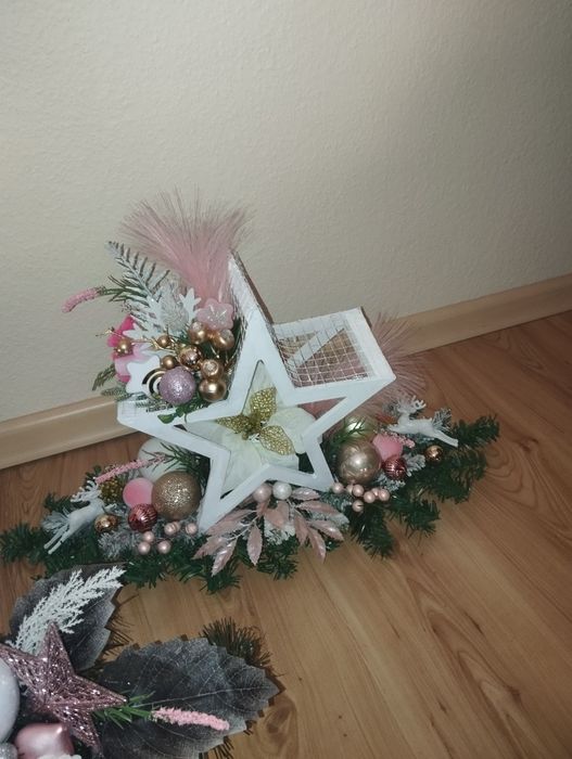 Okazja! Elegancki Ozdobny Stroik Boże Narodzenie i Nie Tylko.